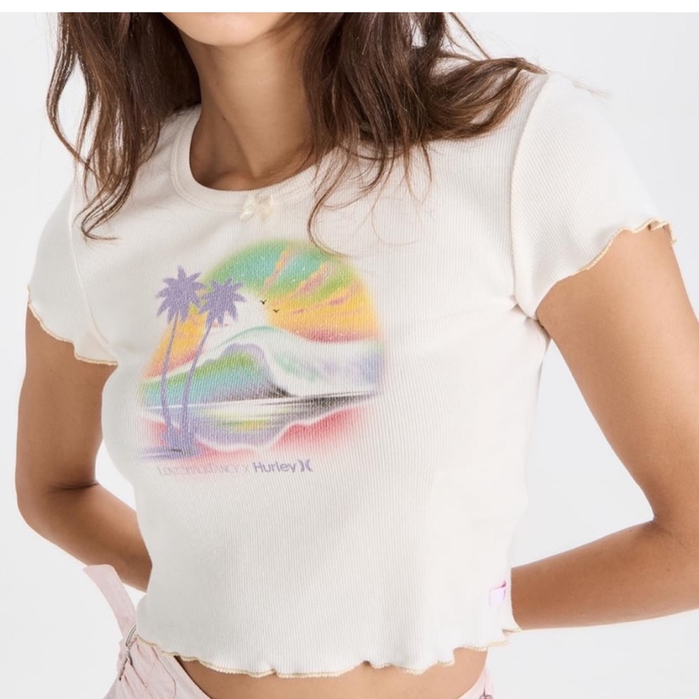 LoveShackFancy x Hurley Reese Rib Tee